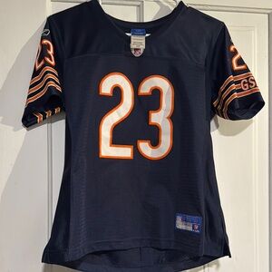 Reebok Blue and Orange Chicago Bears Jersey